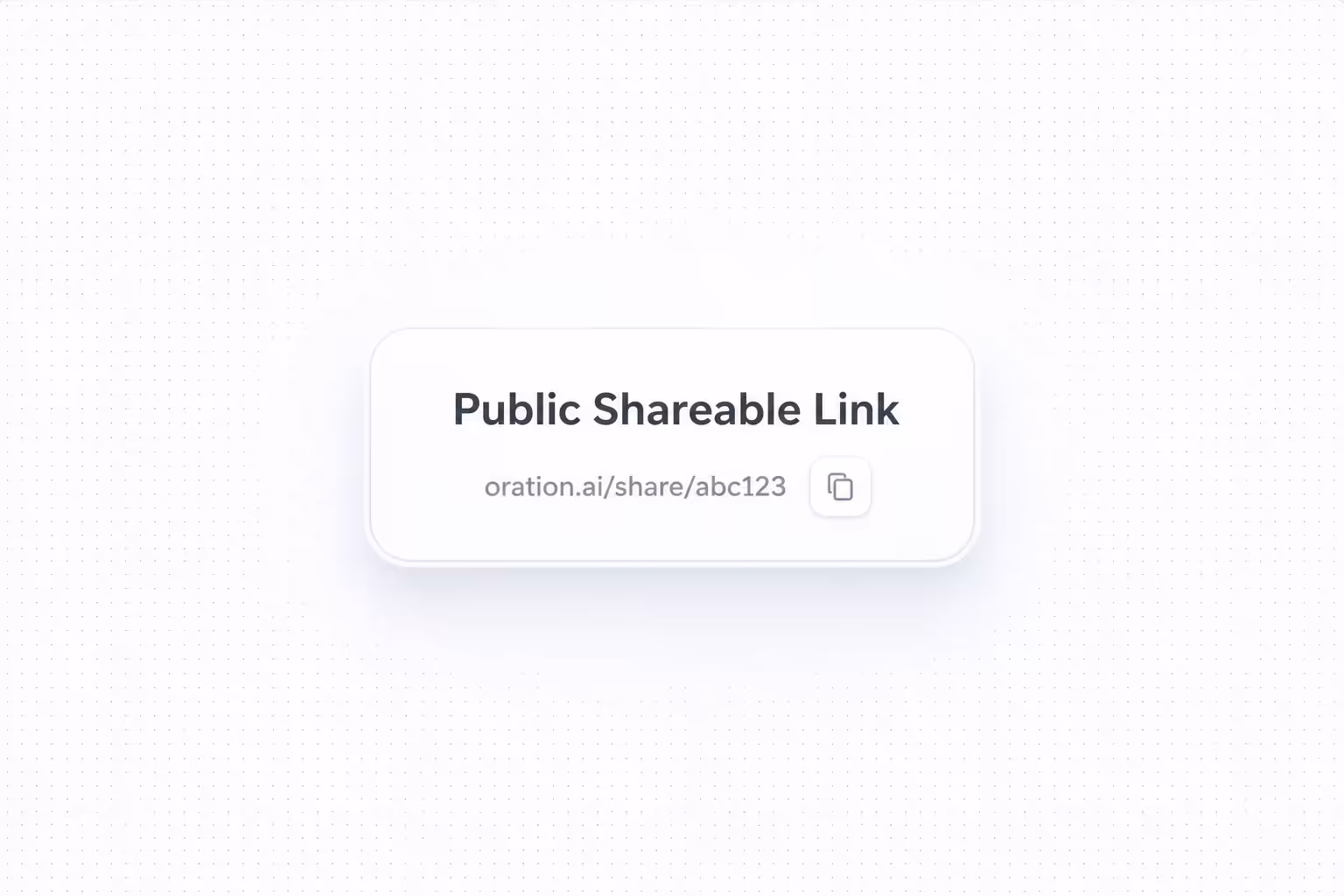 Public Shareable Links for Conversations